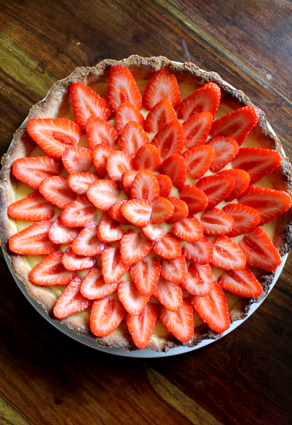 Une tarte aux fraises et au lemon curd - recette - Miss Blemish 