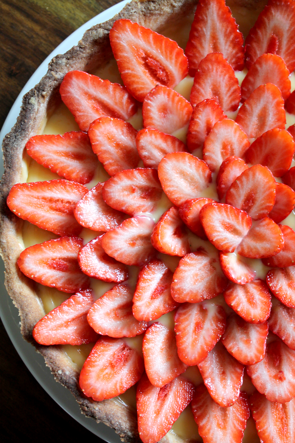 Une tarte aux fraises et au lemon curd - recette - Miss Blemish 