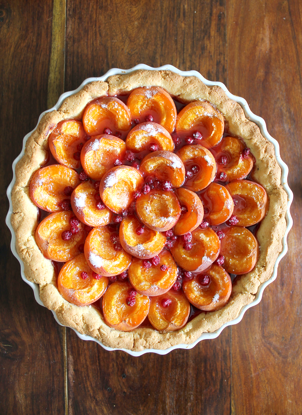Apricots & berries love pie 3