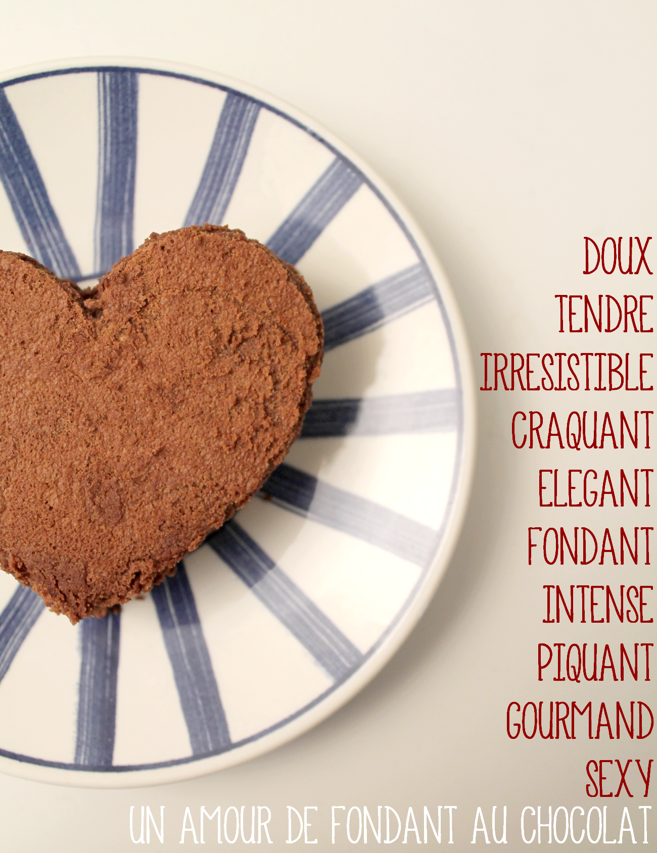 Saint Valentin fondant au chocolat 1