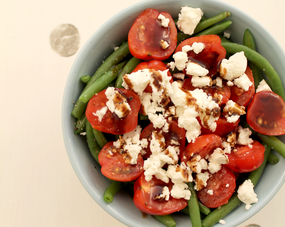 salade estivale haricots tomates cerises féta - Miss Blemish 